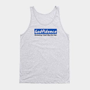 Godfidence - Christian Saying Tank Top